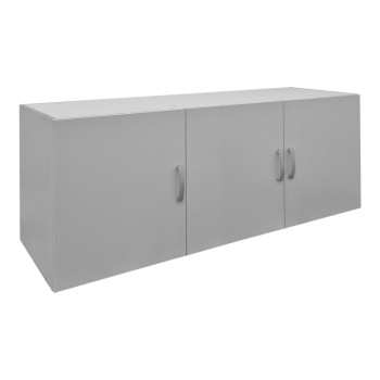 Πατάρι ντουλάπας τρίφυλλο Alvia pakoworld λευκό 150x51x60εκ **