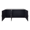 Πατάρι ντουλάπας τρίφυλλο Alvia pakoworld wenge 150x51x60εκ ** Πατάρι ντουλάπας τρίφυλλο Alvia pakoworld wenge 150x51x60εκ **