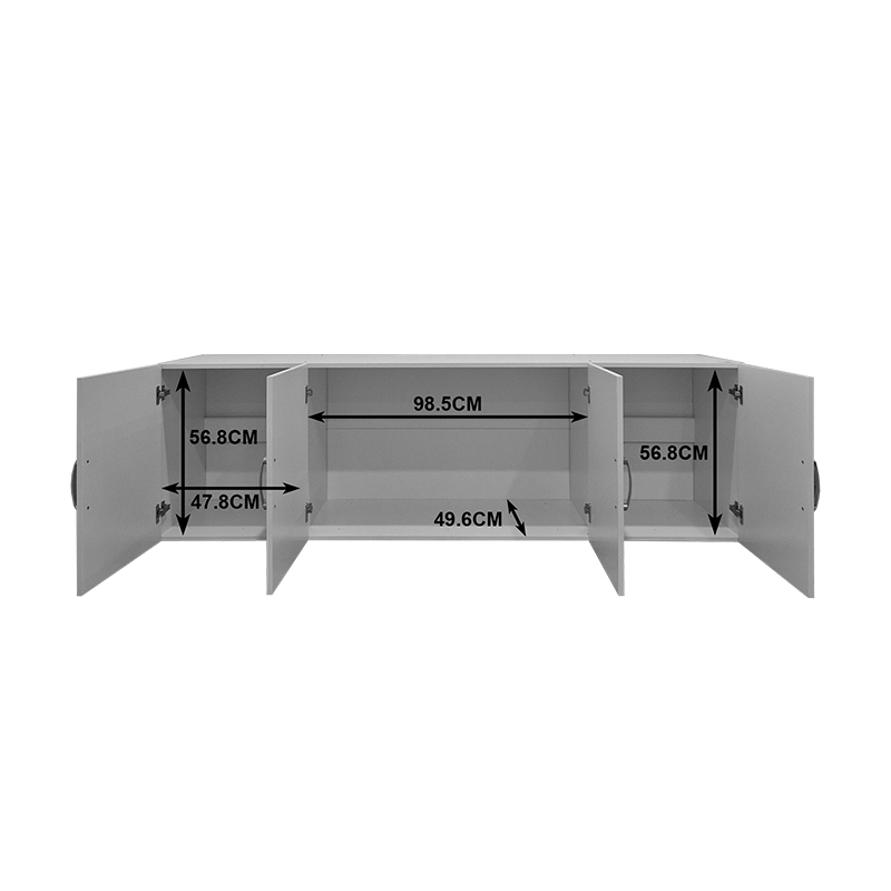 Πατάρι ντουλάπας τετράφυλλο Alvia pakoworld λευκό 200x51x60εκ ** Πατάρι ντουλάπας τετράφυλλο Alvia pakoworld λευκό 200x51x60εκ **