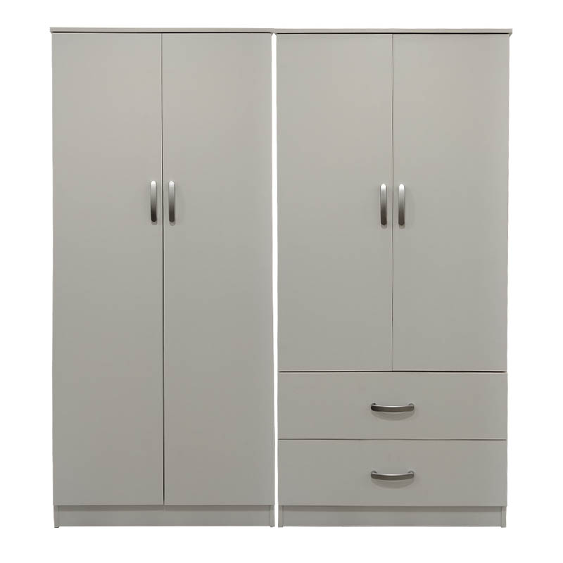 Ντουλάπα τετράφυλλη Athos pakoworld λευκή 160x42x180εκ ** Ντουλάπα τετράφυλλη Athos pakoworld λευκή 160x42x180εκ **