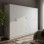 Ντουλάπα εξάφυλλη Athos I pakoworld λευκή 240x42x180εκ **