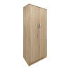 Ντουλάπα εξάφυλλη με πατάρι Athos ΙΙ pakoworld sonoma 240x42x240εκ **