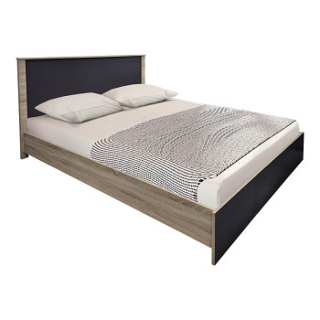 Σετ Κρεβατοκάμαρας Athos Sonoma Ανθρακί με Κρεβάτι 160x200εκ Σετ 3τεμ ** Σετ Κρεβατοκάμαρας Athos Sonoma Ανθρακί με Κρεβάτι 160x200εκ Σετ 3τεμ **
