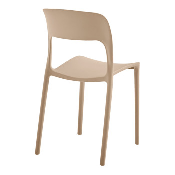 Καρέκλα στοιβαζόμενη Zanna pakoworld pp cappuccino 40x53x78εκ ** Καρέκλα στοιβαζόμενη Zanna pakoworld pp cappuccino 40x53x78εκ **