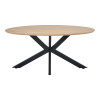 Τραπέζι Makrey pakoworld sonoma mdf- μαύρα μεταλλικά πόδια 160x90x75εκ ** Τραπέζι Makrey pakoworld sonoma mdf- μαύρα μεταλλικά πόδια 160x90x75εκ **