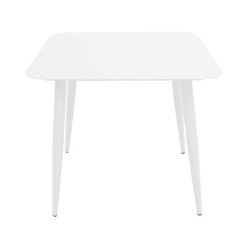 Τραπέζι Vista pakoworld αλουμίνιο σε λευκή απόχρωση 80x80x72εκ ** Τραπέζι Vista pakoworld αλουμίνιο σε λευκή απόχρωση 80x80x72εκ **