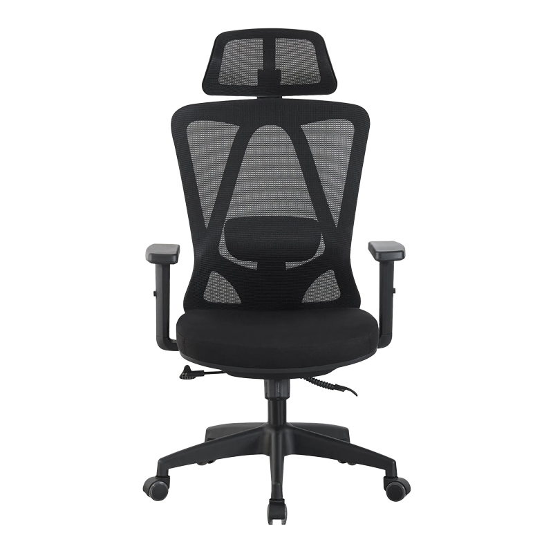 Καρέκλα γραφείου διευθυντή Magida pakoworld mesh μαύρο 58.5x66x115-125εκ **